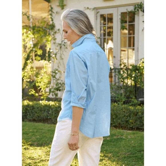 Frank & Eileen Organic Cotton Relaxed Button-Up Shirt - Picture 4 of 14